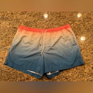 Men’s American Eagle Ombre swim trunks XXL